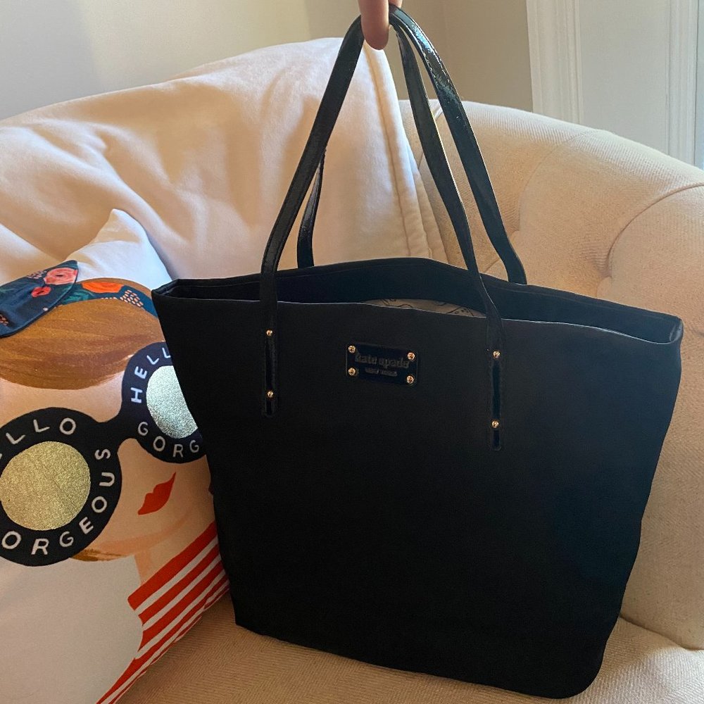Black Matte Nylon Tote - Like New